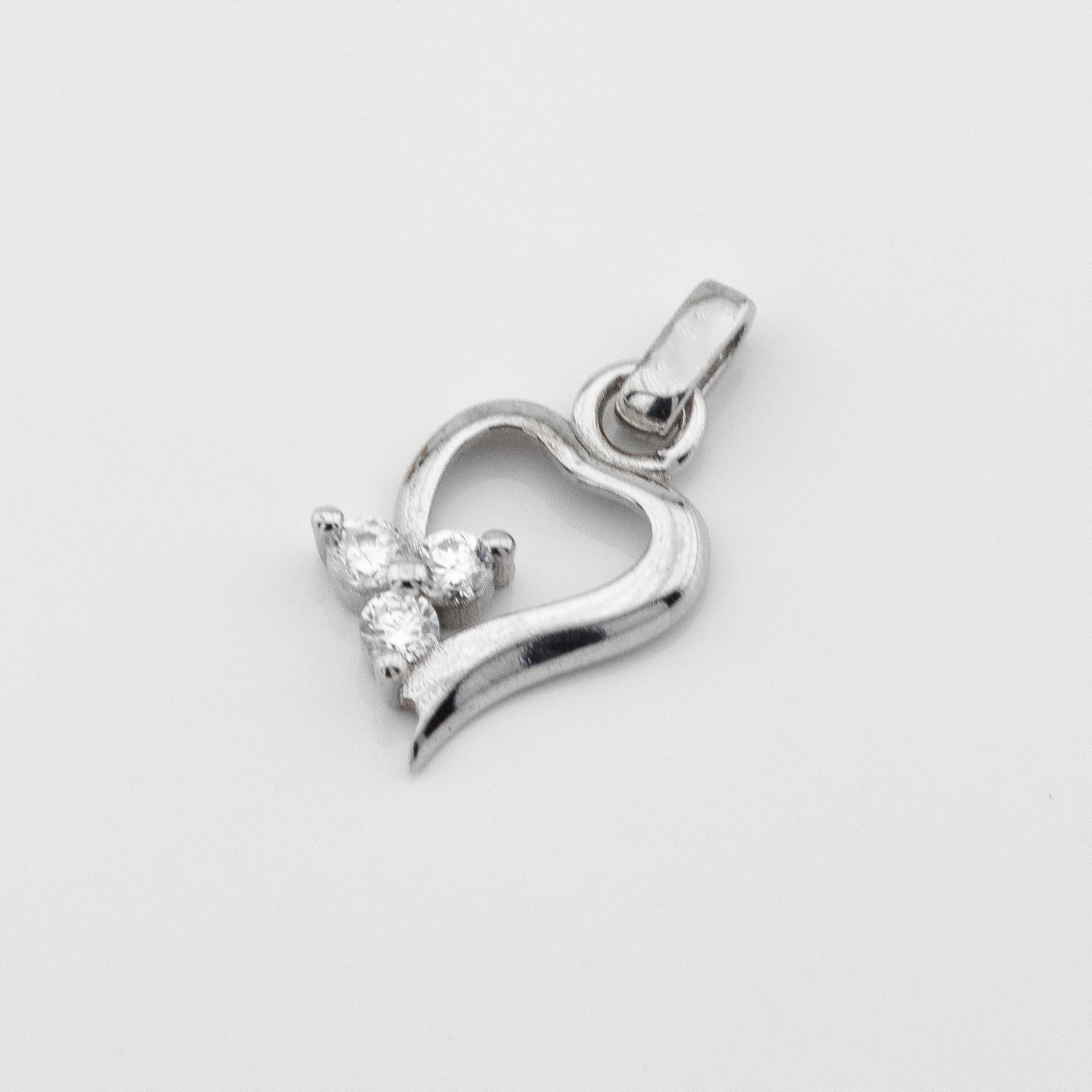 

Серебряная подвеска Сердечко p13797-2 Диамант