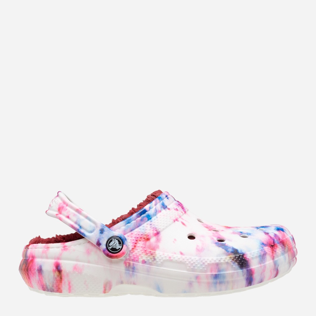 Акція на Жіночі крокси Crocs Classic Lined Tie-Dye CR206341 37-38 (M5/W7) 23 см Різнокольорове від Rozetka