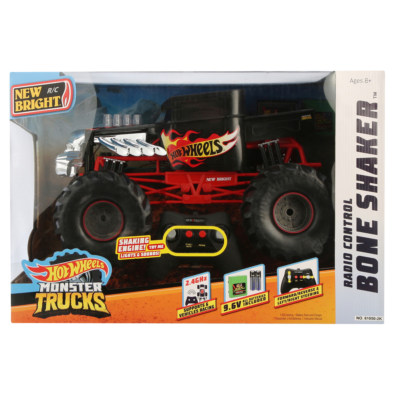 

Монстр Трак Хот Вилс Hot Wheels New Bright RC 1:10 Scale Radio Controlled Monster Truck