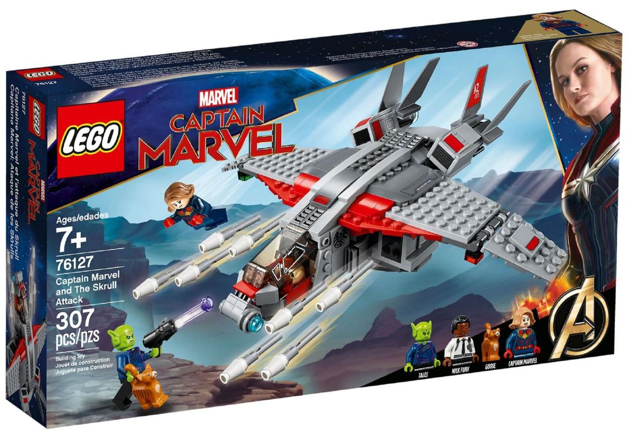 

Lego Super Heroes Капитан Марвел и атака скруллов 76127