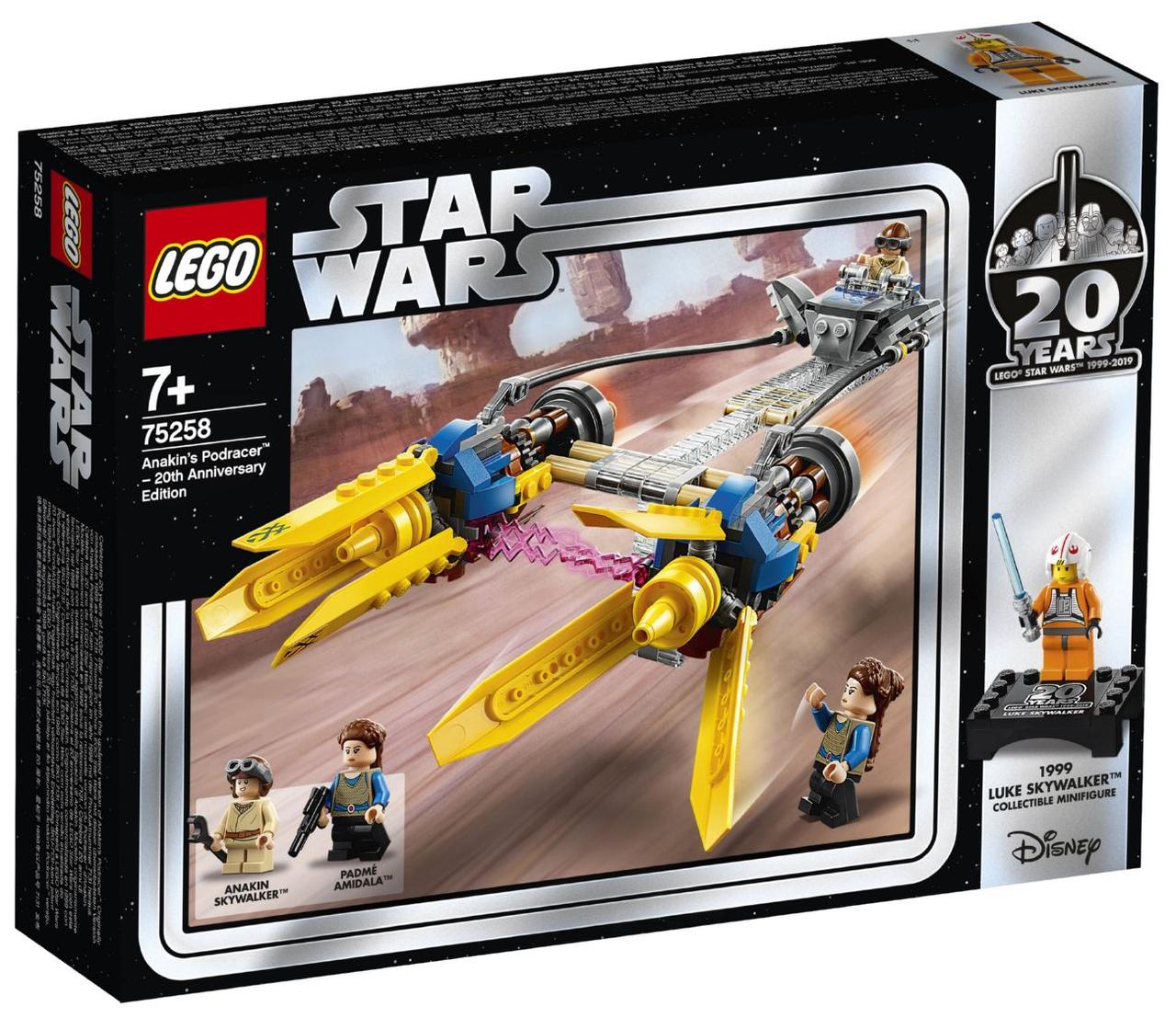 

Lego Star Wars Гоночный под Энакина: выпуск к 20-летнему юбилею 75258