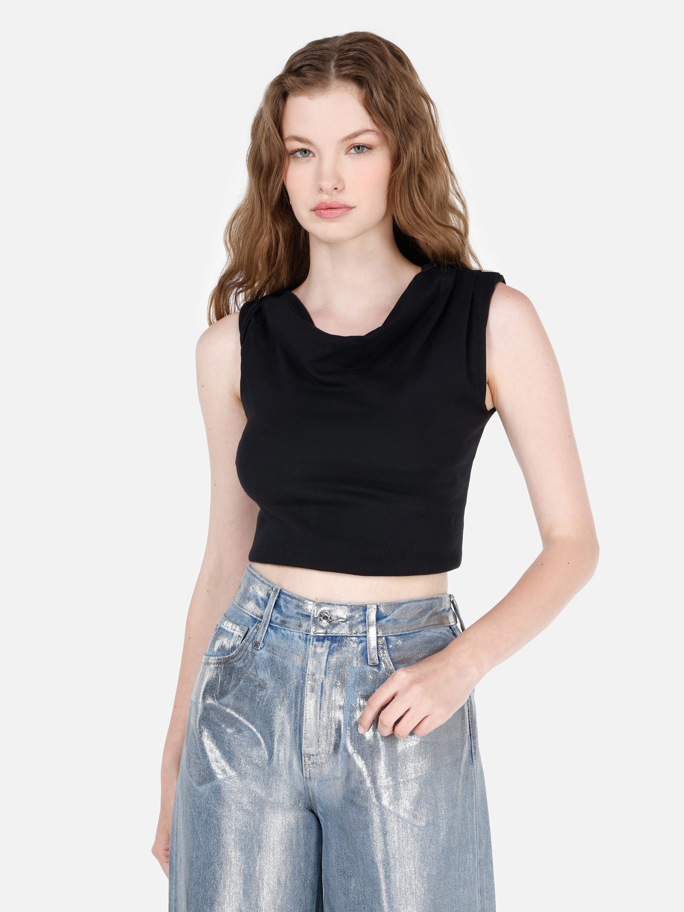 Топ жіночий Colin's CL1071942-BLK S Black від Rozetka на платформі USKIDKA Акція на Топ жіночий Colin's CL1071942-BLK S Black від Rozetka