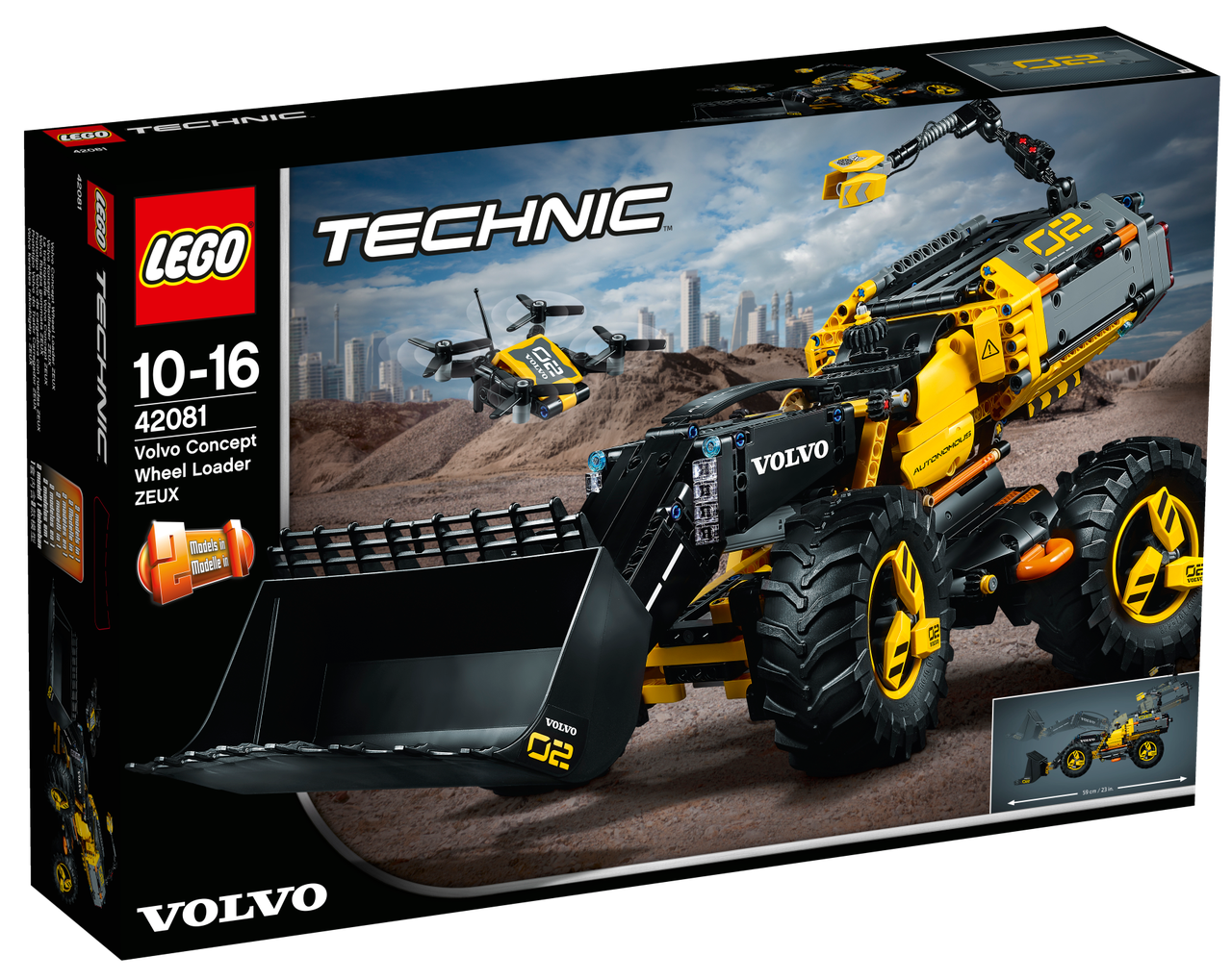 

Lego Technic VOLVO колёсный погрузчик ZEUX 42081