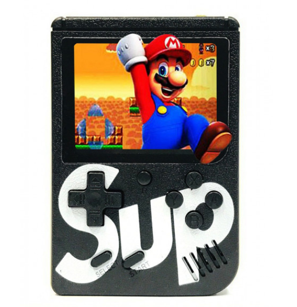 

Ретро приставка Sup консоль с цветным LCD экраном без джойстика 8-bit 400 игр Черная
