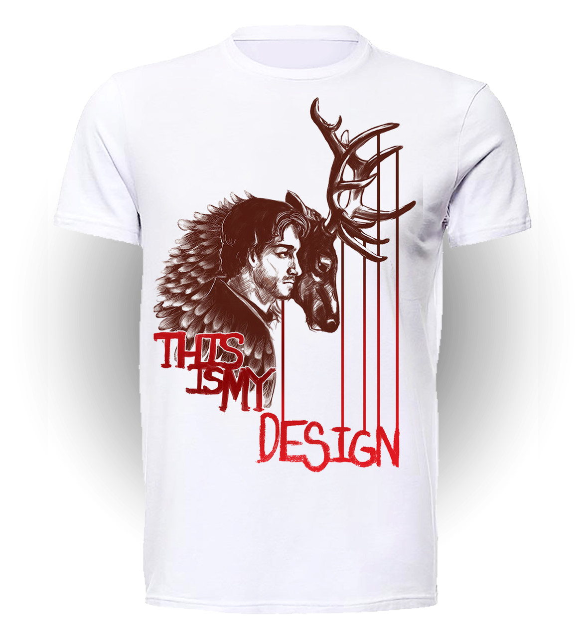 

Футболка GeekLand Ганнибал Hannibal deer in blood art H.01.015 (FU21H.01.015/man-XXL)