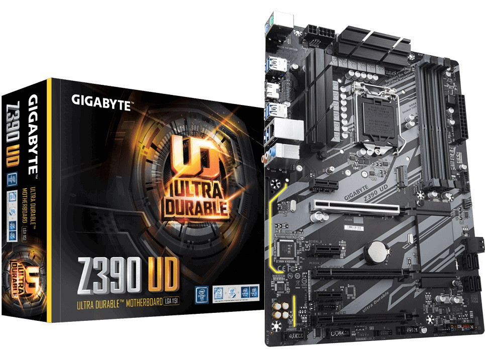 

Материнская плата GIGABYTE Z390_UD s1151 Z390 4xDDR4 M.2 HDMI ATX (JN63Z390_UD)