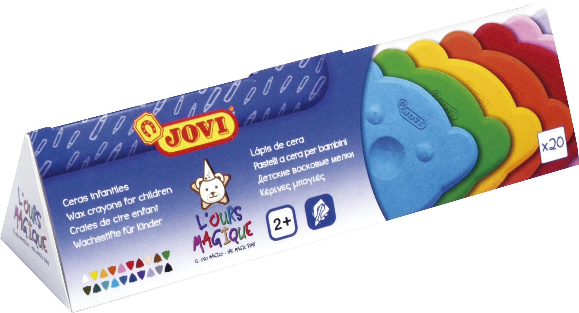 

Детские восковые мелки JOVI L’ours Magique 20 цветов (946)