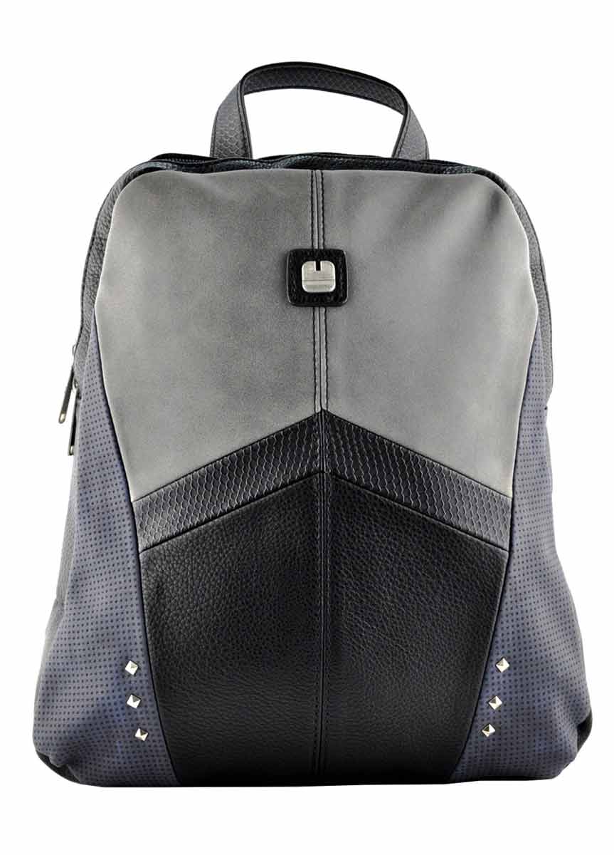 

Рюкзак Luvete ТМ Лювете цвет черно-серо-синий 26 × 31 × 9 см (9074-1)