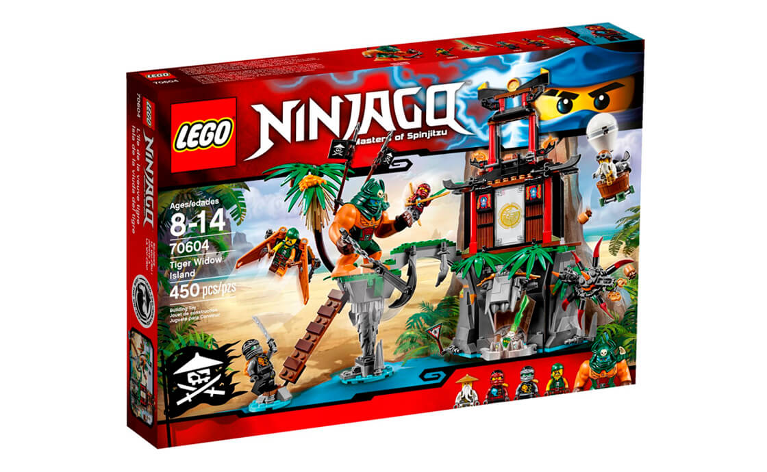 

Конструктор LEGO Острів тигрячої вдови 450 деталей (70604)