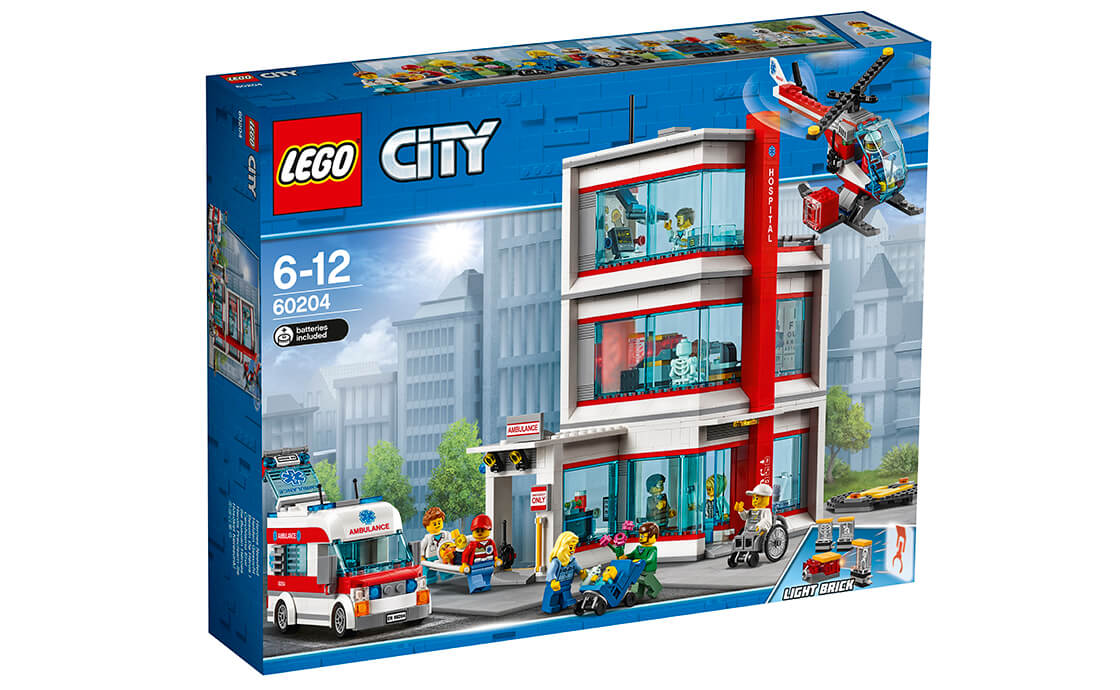 

Конструктор LEGO Міська лікарня 861 деталей (60204)
