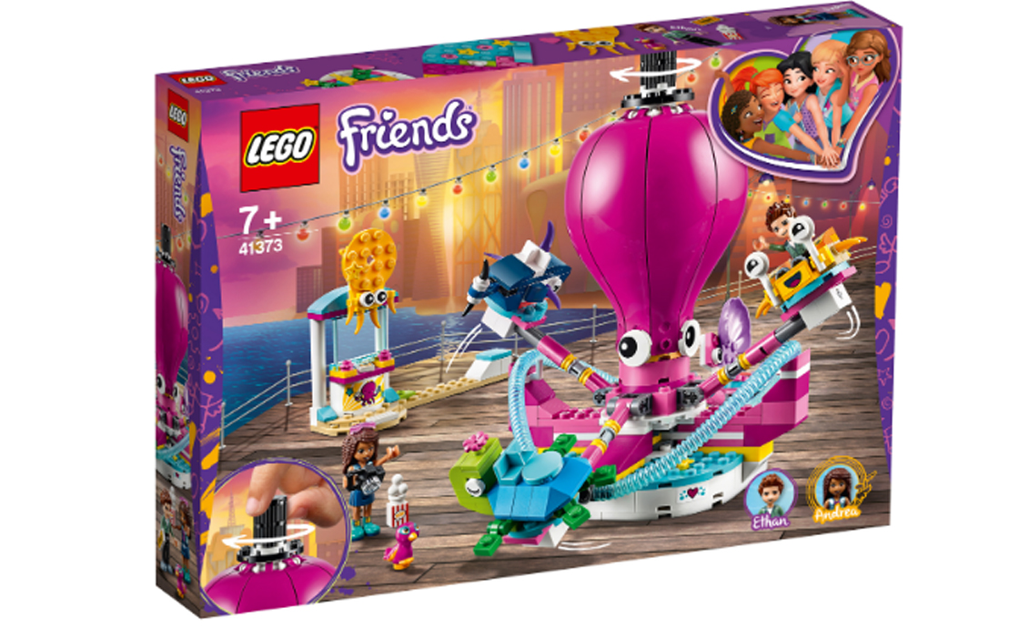 

Конструктор LEGO Атракціон «Веселий восьминіг» 324 деталей (41373)