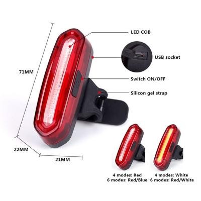 

Задняя велофара Velotrade габаритный задний (стекло) BC-TL5434 красный LED, USB (LTSS-020)