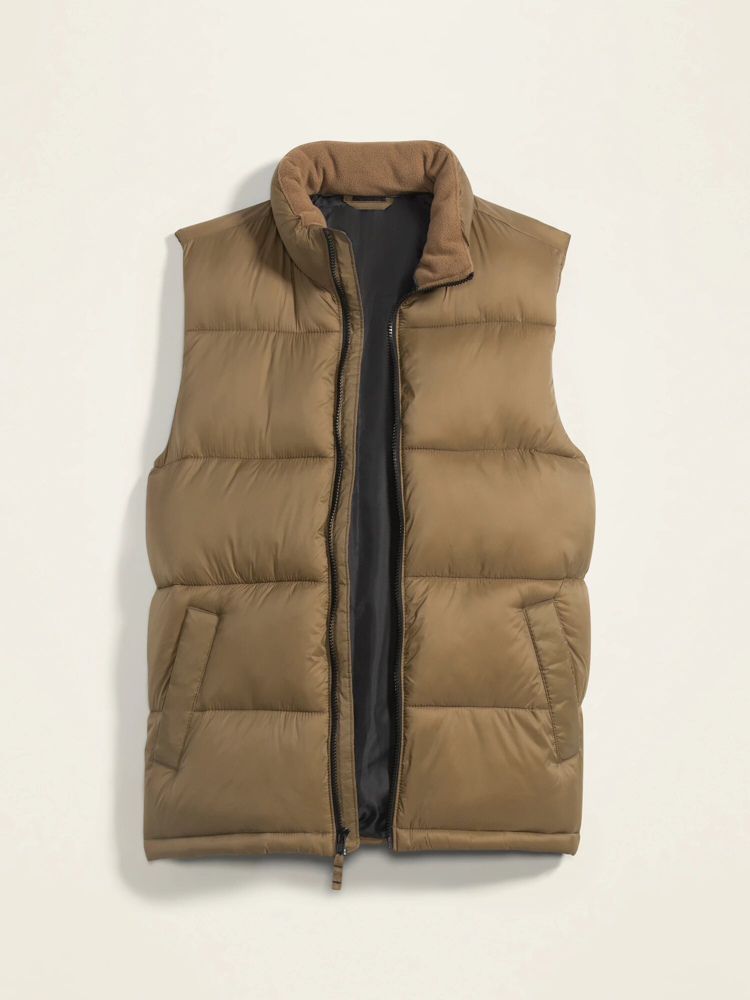 

Теплая дутая жилетка Old Navy безрукавка art942685 (Бежевый, размер XS)