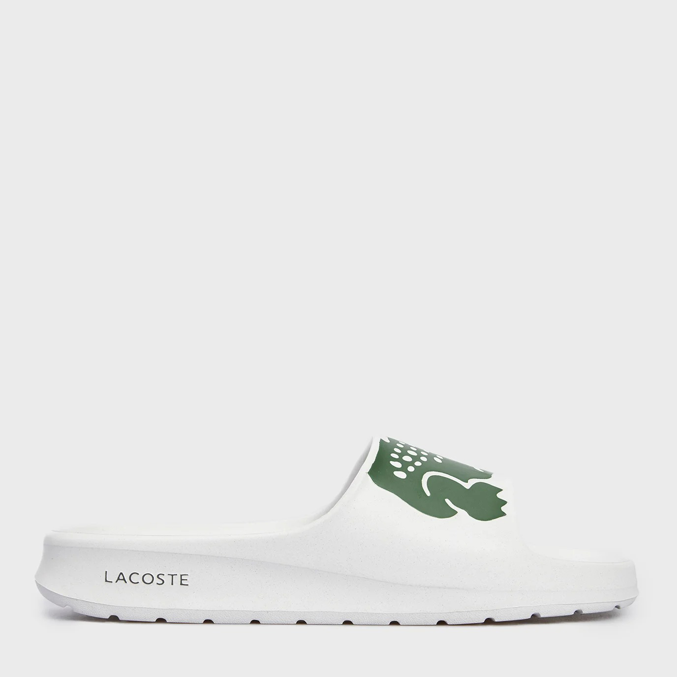 Акція на Жіночі шльопанці Lacoste 578939414 40.5 Білі від Rozetka