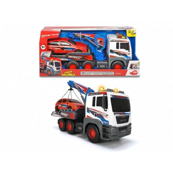 

Эвакуатор Dickie Toys МАН с манипулятором легковым автомобилем 55 см