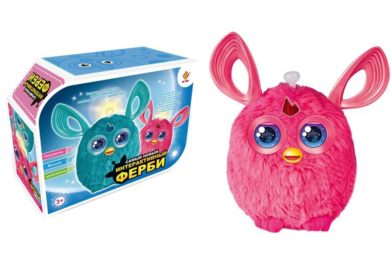 

Интерактивная игрушка "Ферби" CH Toys 17 см (det0004146) Розовый