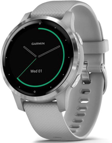

Спортивные часы Garmin Vivoactive 4S Powder Gray/Silver (010-02172-03)
