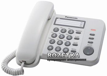 Акція на Panasonic KX-TS2352UAW White від Rozetka UA
