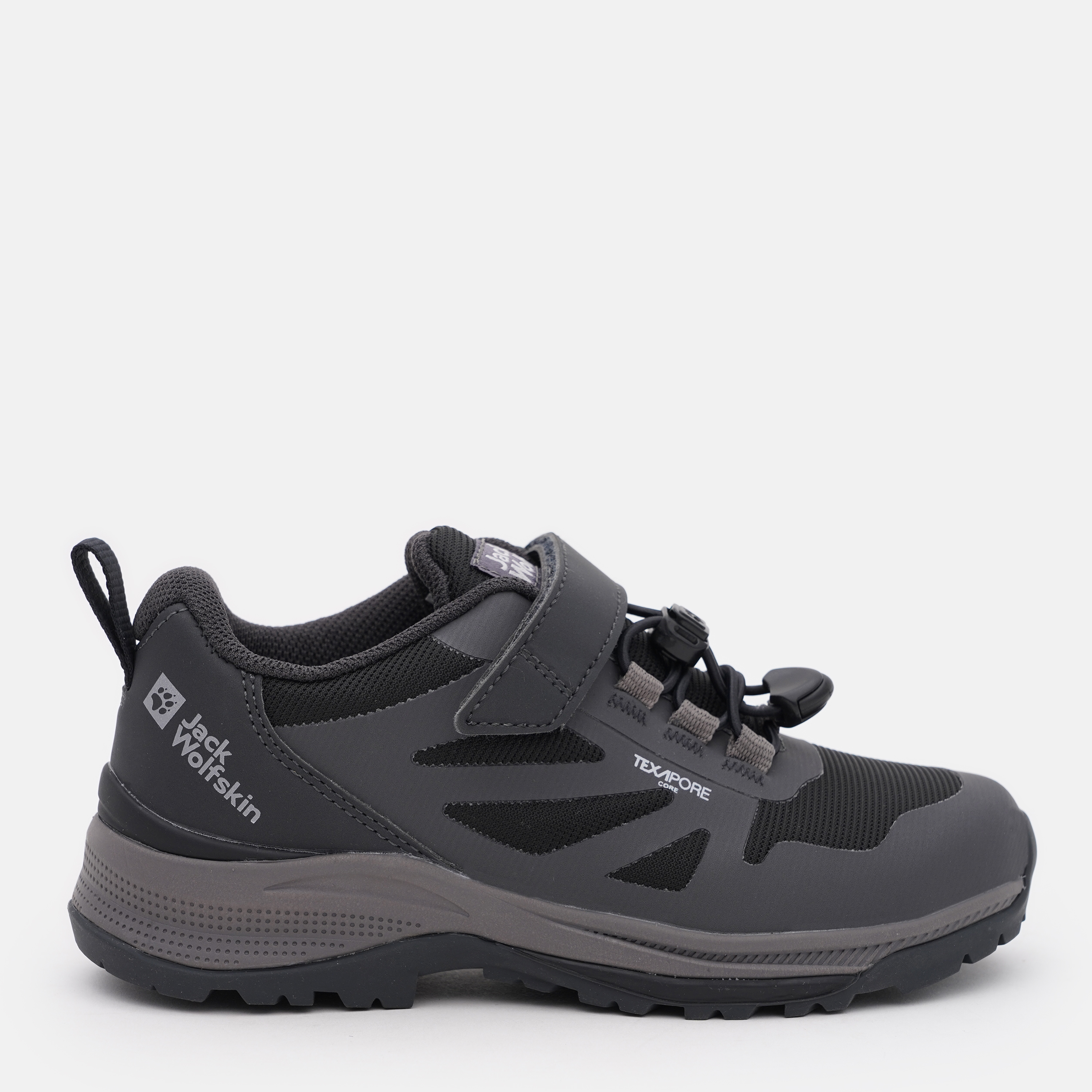 Акція на Дитячі кросівки для хлопчика Jack Wolfskin Villi hiker texapore low 4056831_6000 32 (1US) 19,8 см Чорні від Rozetka