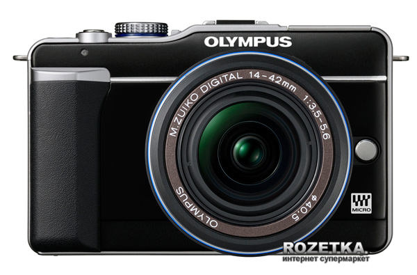 Фотоаппарат Olympus PEN E-PL1 14-42mm + 40-150mm DZKit Black/Black ...