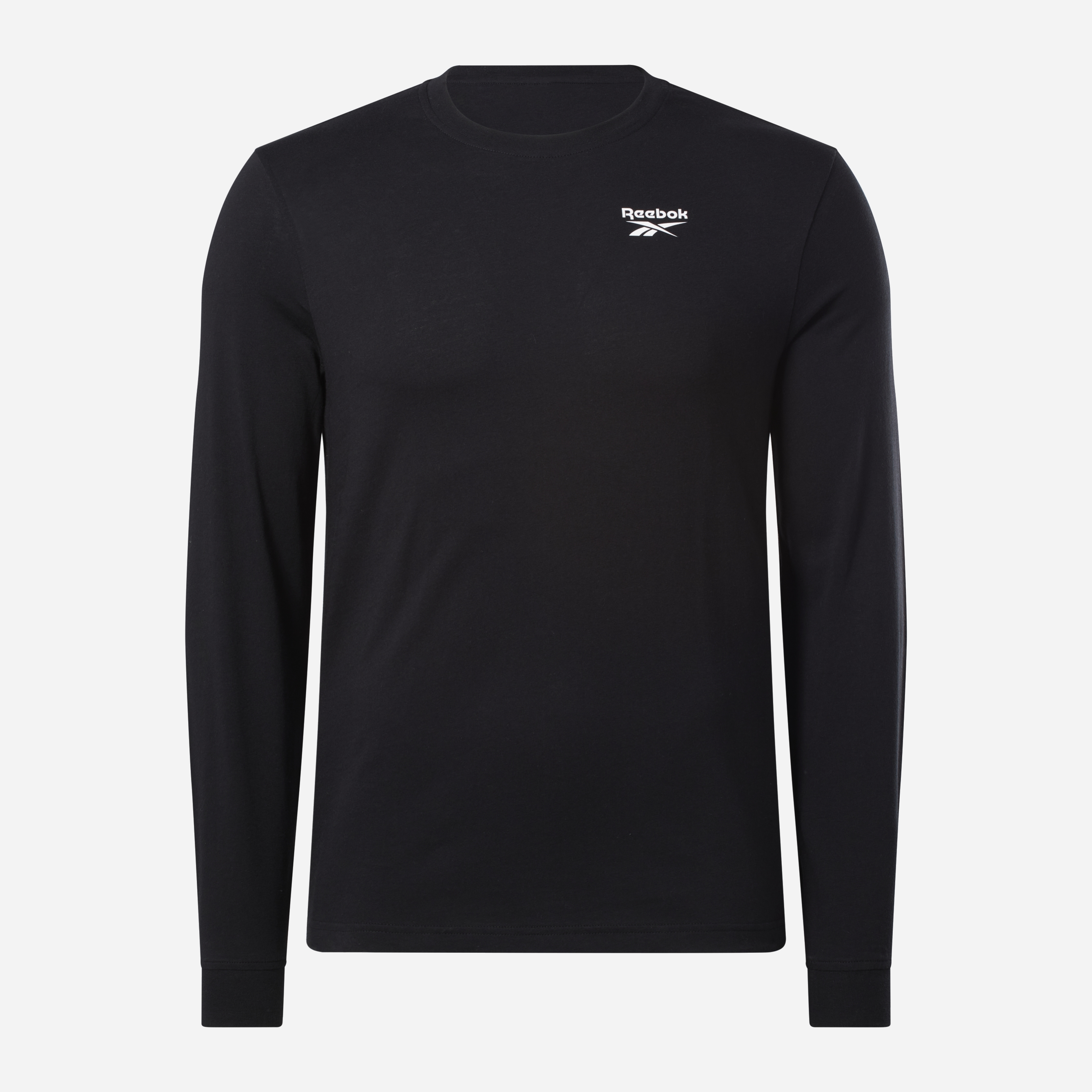 Акція на Лонгслів чоловічий Reebok Identity Small Logo Ls Tee 100070399 S Чорний від Rozetka