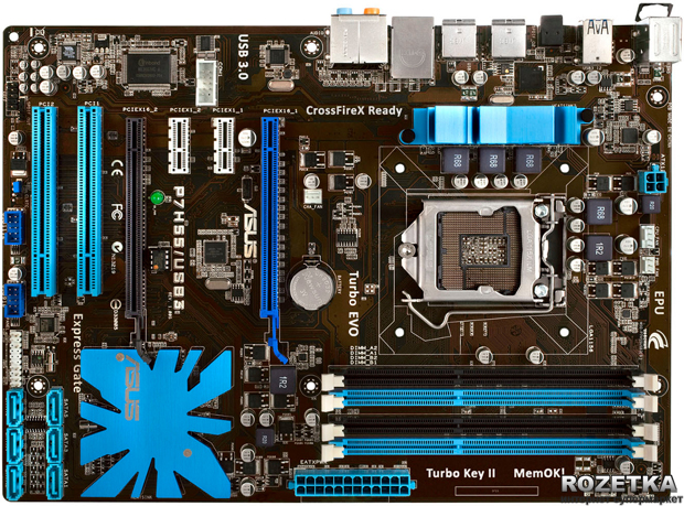 Материнская плата Asus P7H55/USB3 (s1156, Intel H55, PCI-Ex16) – фото ...