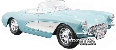 

Автомодель Maisto (1:24) 1957 Chevrolet Corvette (31275 lt. blue) Голубой