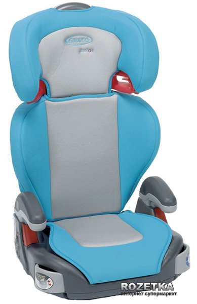 Автокресло Graco Junior Maxi голубой с серым (G8E89GERE) – фото, отзывы ...