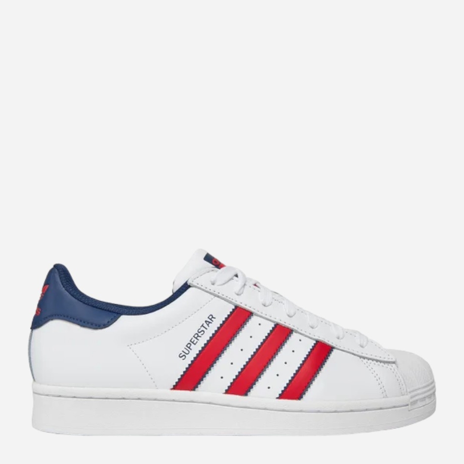 Акція на Чоловічі кеди низькі adidas Originals Superstar IG4318 42.5 (8.5UK) Білий/Синій від Rozetka