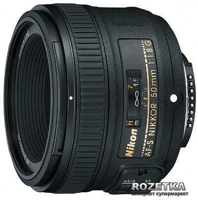

AF-S Nikkor 50mm f/1.8G Офіційна гарантія