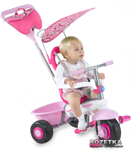 Велосипед Smart Trike Fresh 3 в 1 розово-белый (1460200) – фото, отзывы ...