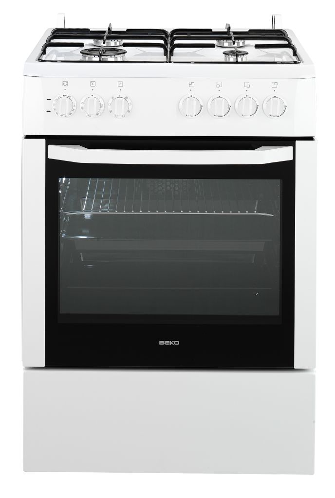 Газовая плита с электрической духовкой BEKO CSM 62120 DW – фото, отзывы .