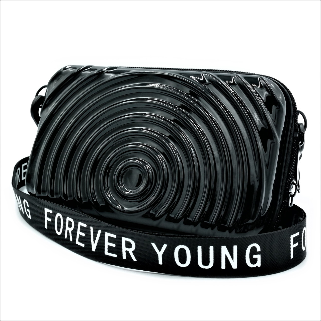 

Сумка женская на плечо Forever young 18х10х6 см Черный