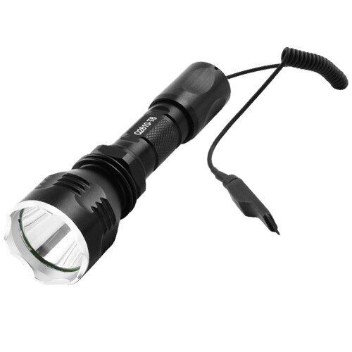 

Фонарь Police Q2810-T6, под ружье ЗУ 220V/12V, 1х18650, Box