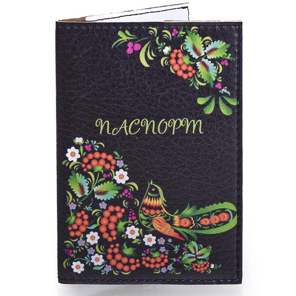

Женская обложка для паспорта Passporty 9,5х13,5х0,5 см (acs0012616) Черный