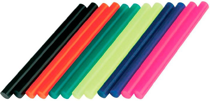 Цветные клеевые стержни Dremel 7 мм (2615GG05JA) – фото, отзывы .