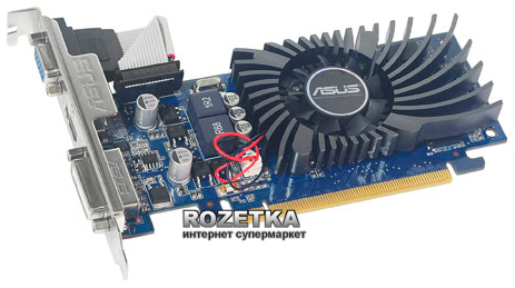 Видеокарта Asus PCI-Ex GeForce 210 512MB GDDR3 (64bit) (589/1333) (DVI ...