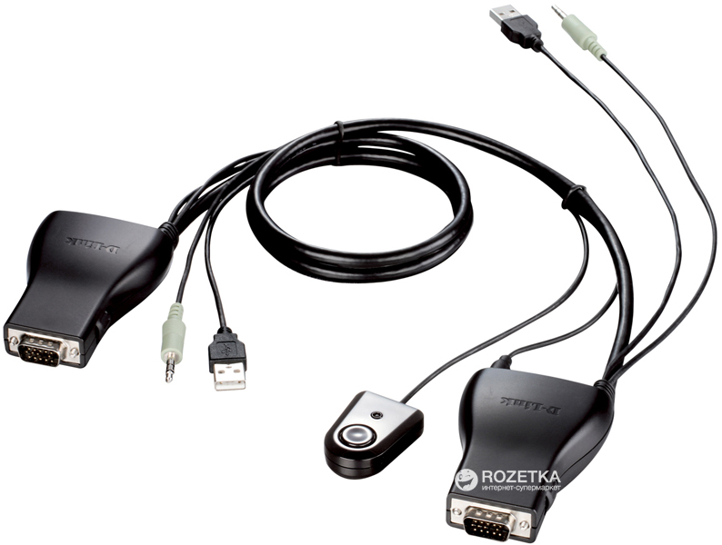 

KVM-перемикач D-Link KVM-221 2-портовий USB (KVM-221)