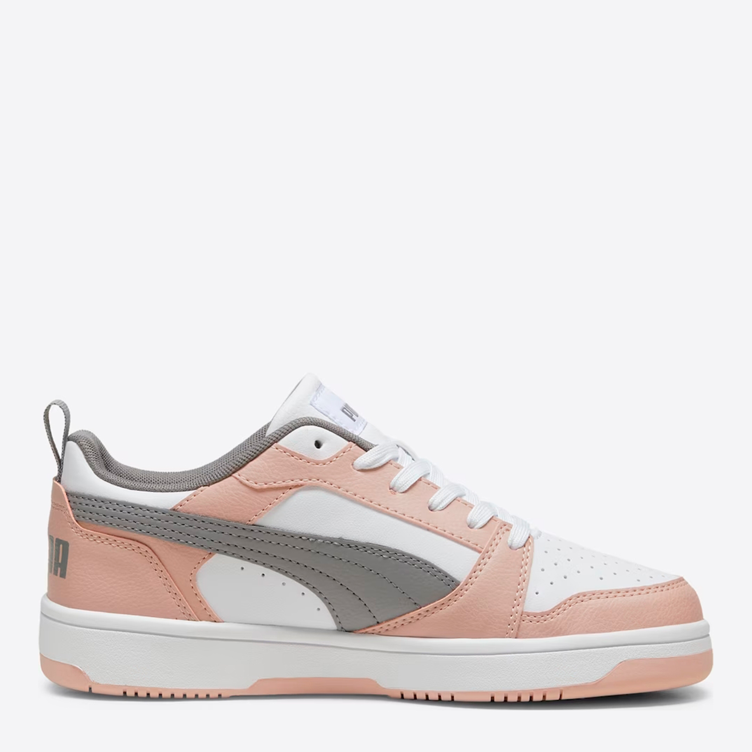 Акція на Чоловічі кеди низькі Puma Rebound v6 Low 39232820 40.5 (7UK) 26 см Rose Quartz-Puma White-Stormy Slate від Rozetka