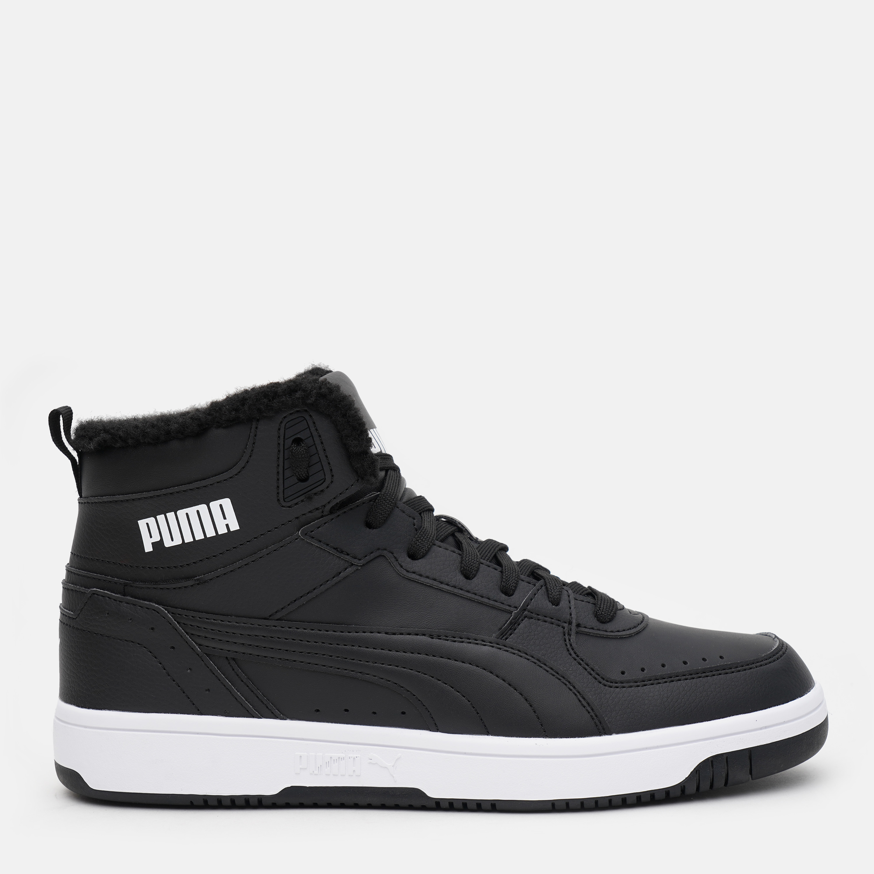 Акція на Підліткові черевики для хлопчика Puma Rebound JOY Fur 37557601 39 (6UK) Чорні від Rozetka