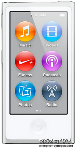 MP3-плеер Apple iPod nano 7Gen 16GB Silver (MD480QB) – фото, отзывы ...
