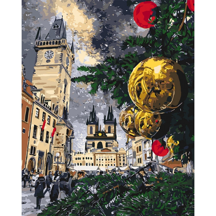 

Картина по номерам. "Рождественские каникулы" 40*50см KHO3562