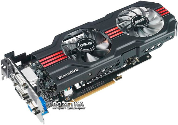 Видеокарта Asus PCI-Ex GeForce GTX 650 Ti DC II 1GB GDDR5 (128bit ...