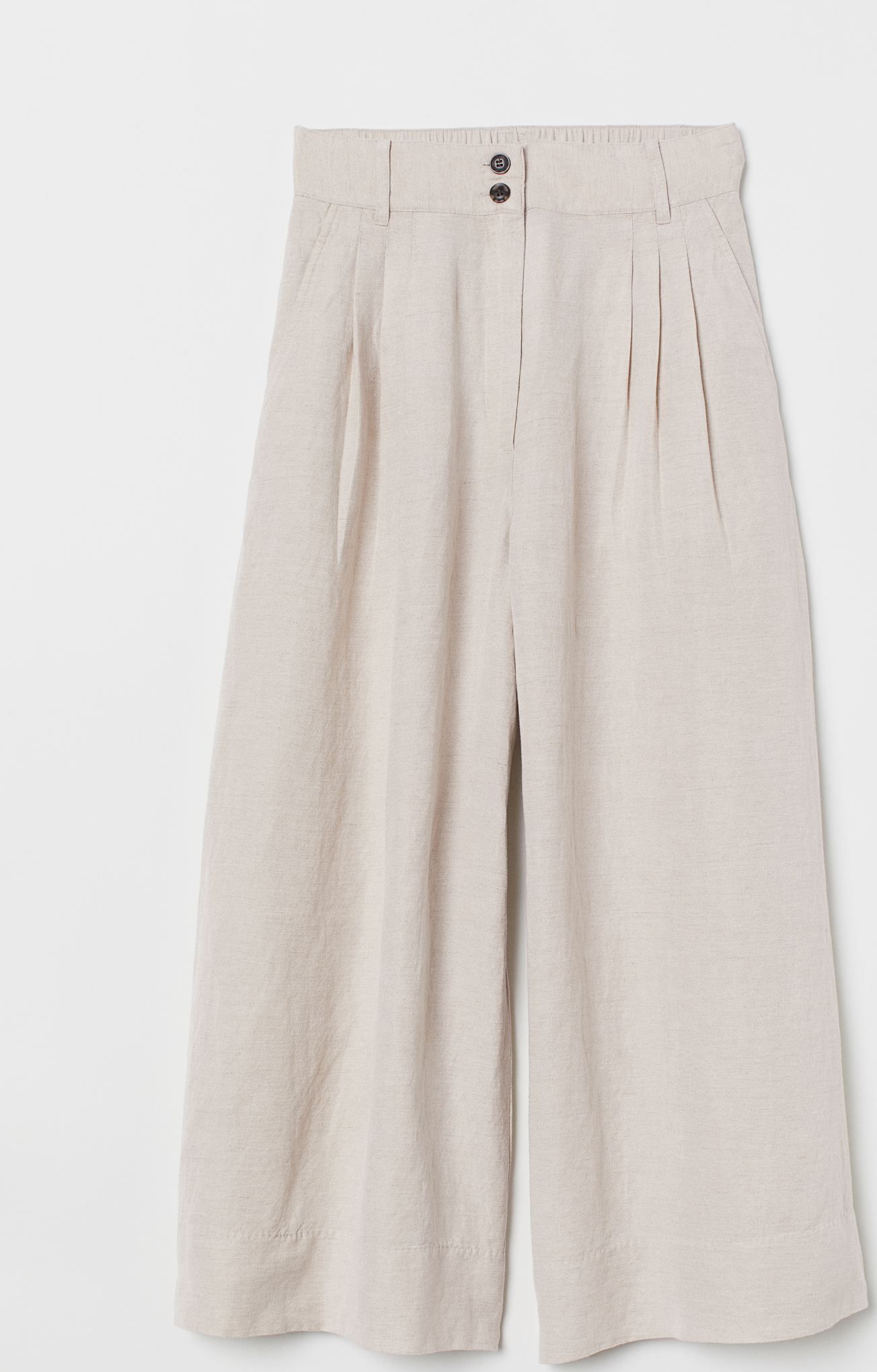 

Брюки H&M 7305669RP12 40 Светло-бежевые