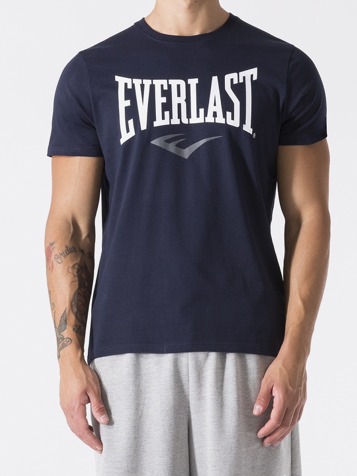 Акція на Футболка бавовняна довга чоловіча Everlast 37M290J86-4000 2XL Темно-синя від Rozetka