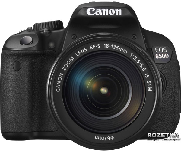 Фотоаппарат Canon EOS 650D 18-135mm IS STM Kit купить на ROZETKA ...