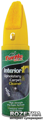 Сухая химчистка Интерьер 1 со щеткой Turtle Wax Interior With Odor Out ...