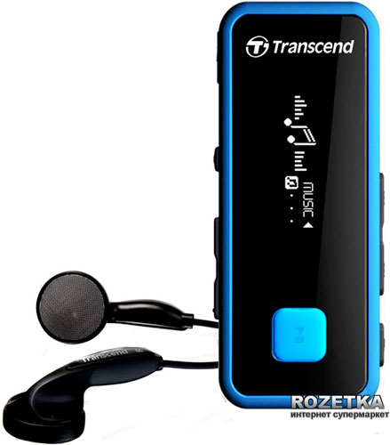 MP3-плеер Transcend T-Sonic 350 8GB Blue – фото, отзывы, характеристики ...