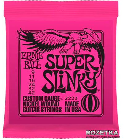 

Ernie Ball Nickel Wound Super Slinky (P02223)