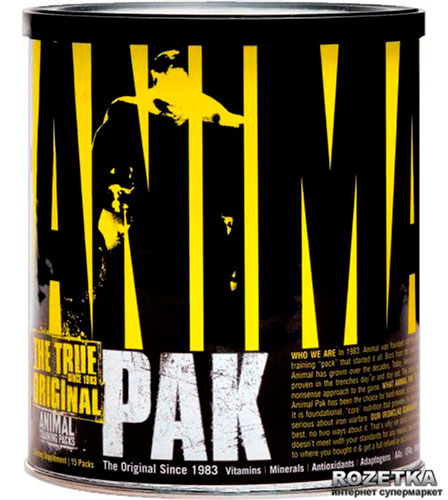 

Витамины Universal Nutrition ANIMAL PAK 15 пакетов (039442030122)